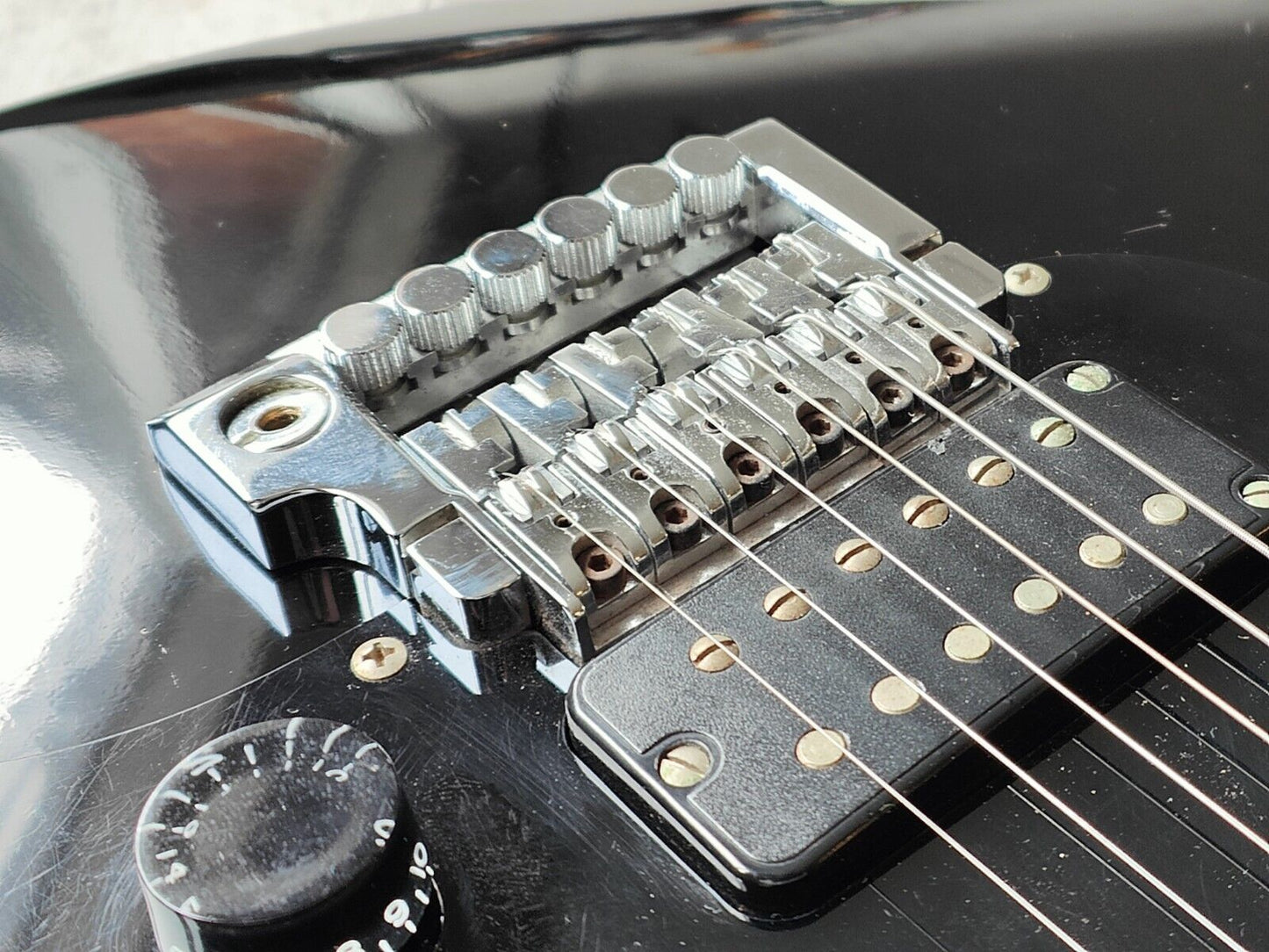 1986 Fender Japan "E Series" ST755 Comtemporary HH Stratocaster (Black)