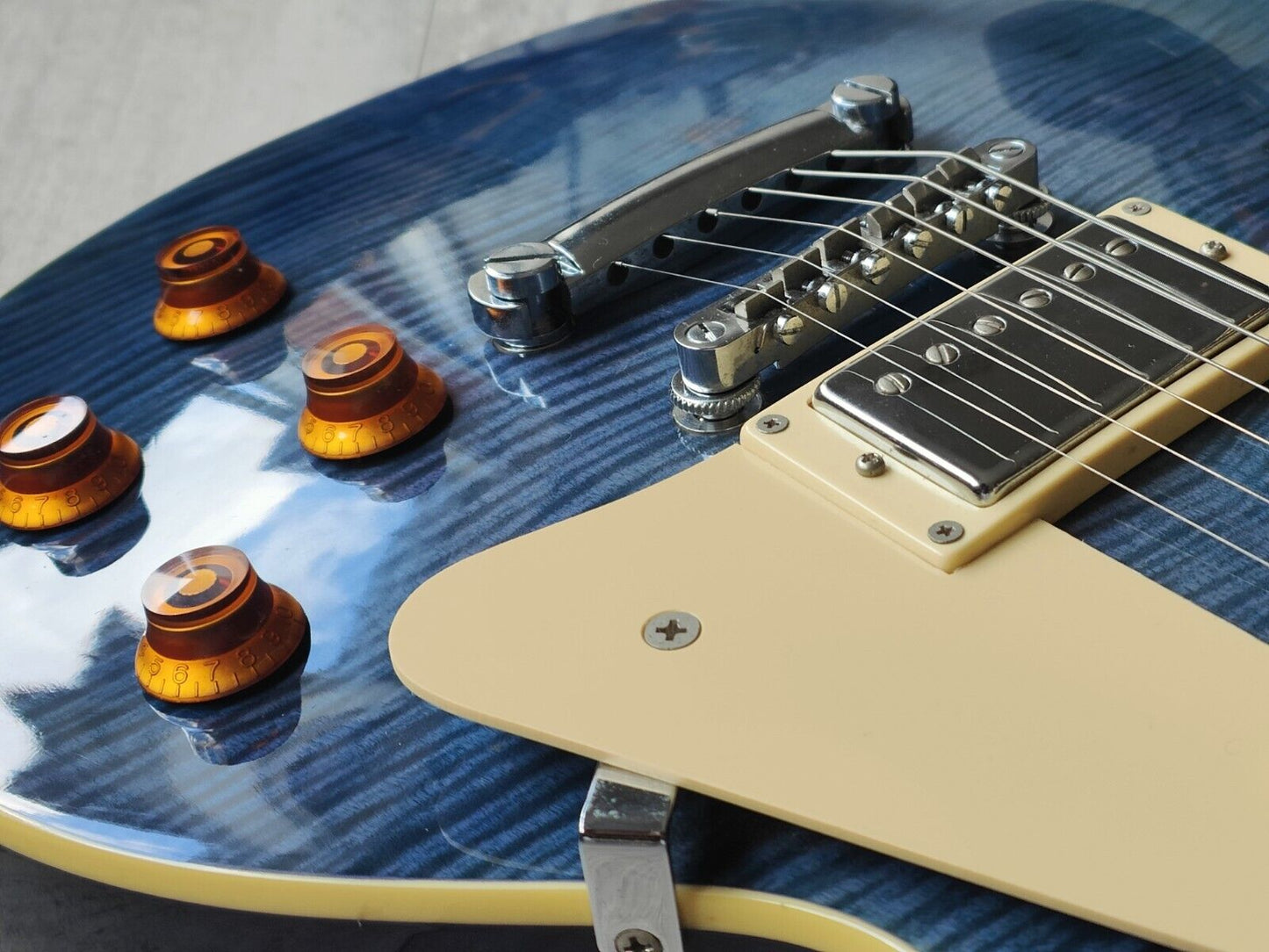 2014 Tokai ALS Series Love Rock Les Paul Standard (Transparent Blue)