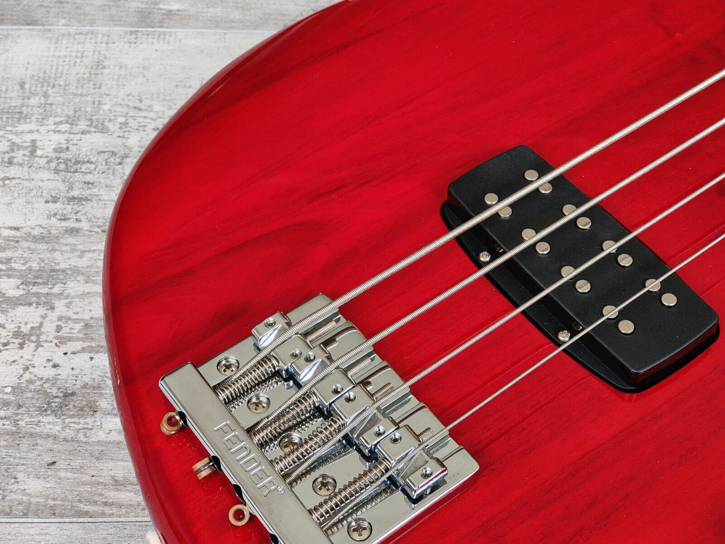 2015 Squier Dimension IV Bass (Red)