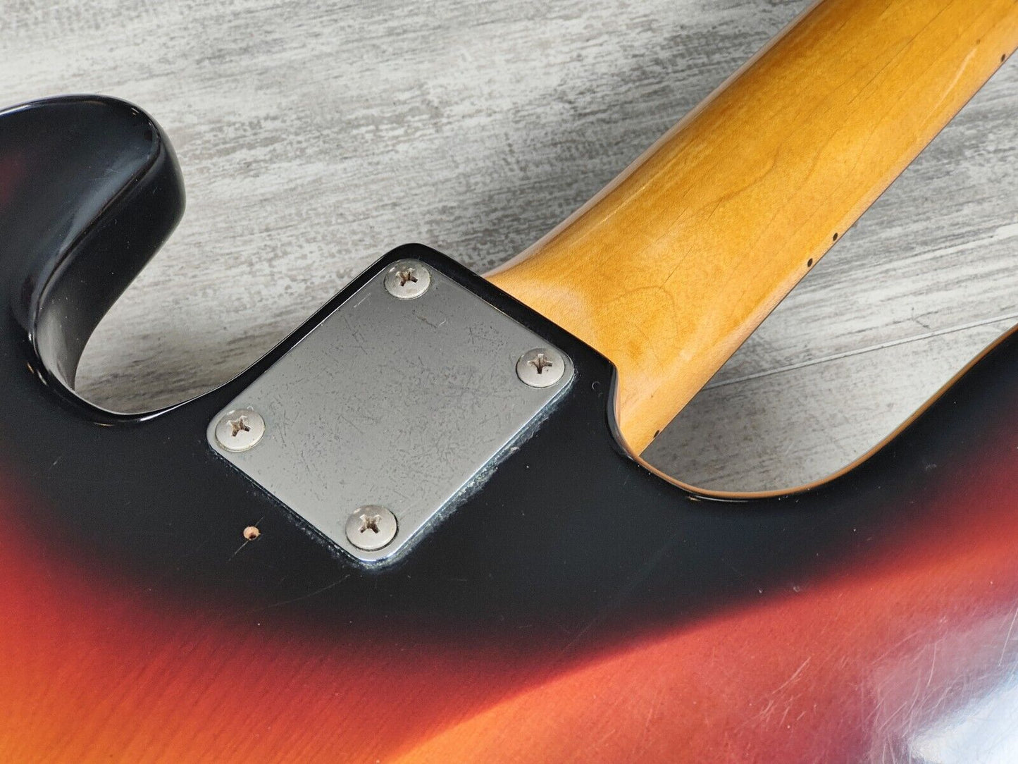 1979 Fernandes Japan FJB-65J Jaco Pastorius Fretless Jazz Bass (Sunburst)