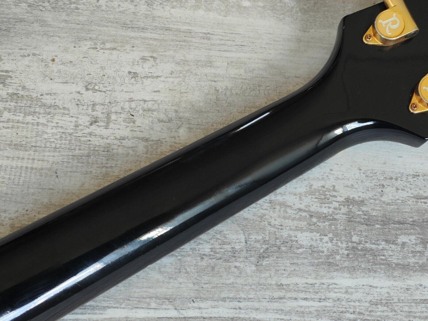 1980's BC Rich Japan NJ Series Neckthrough Mockingbird Bass (Black)