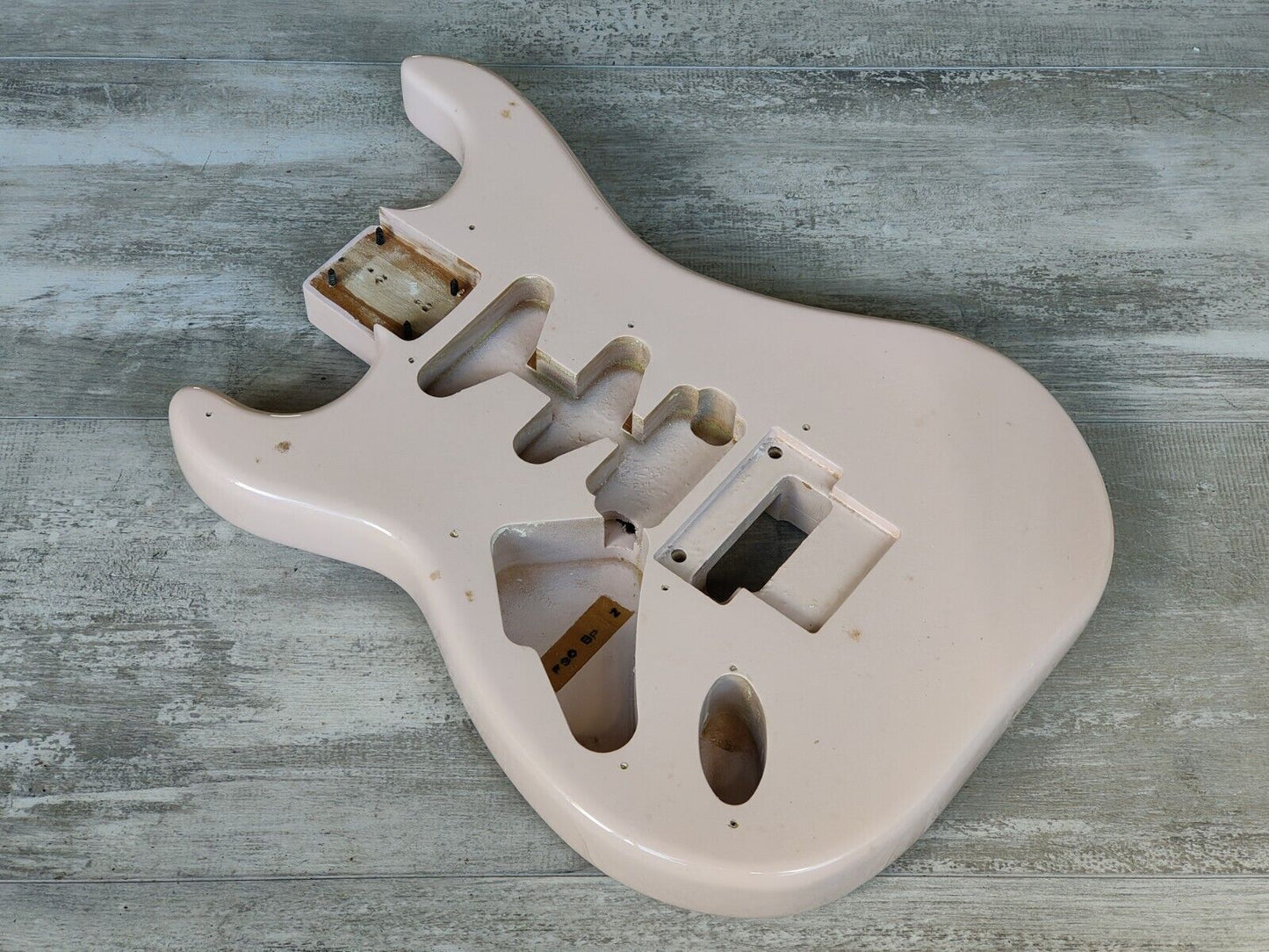 1990's Kramer Japan (by Tokai) LH Left Handed NOS Joker Superstrat Body (Pink)