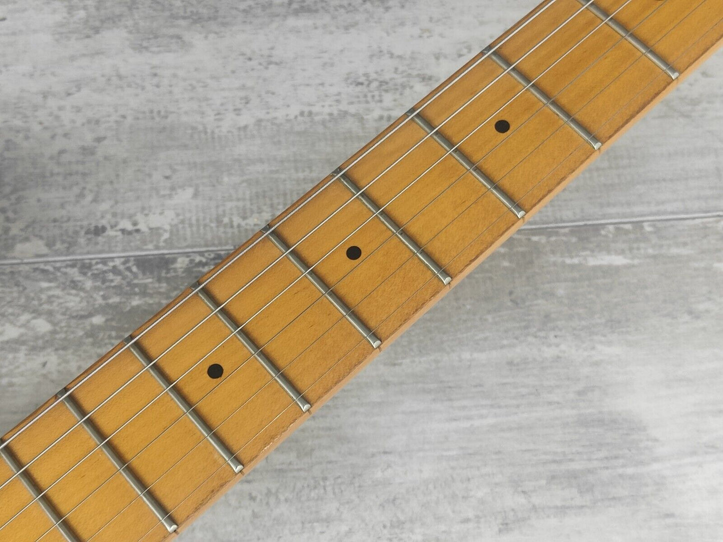 1989 Yamaha Japan MG-M2G Neon Special Edition Electric Guitar (Purple Neon)