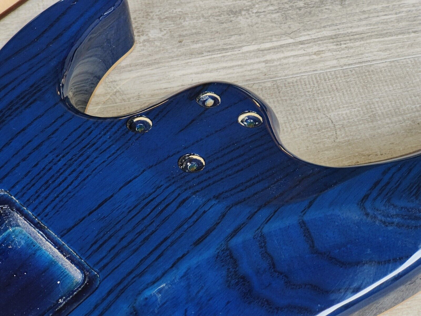 Schecter EX Exceed Series NOS Body/Neck (Black Aqua Blue Burst)