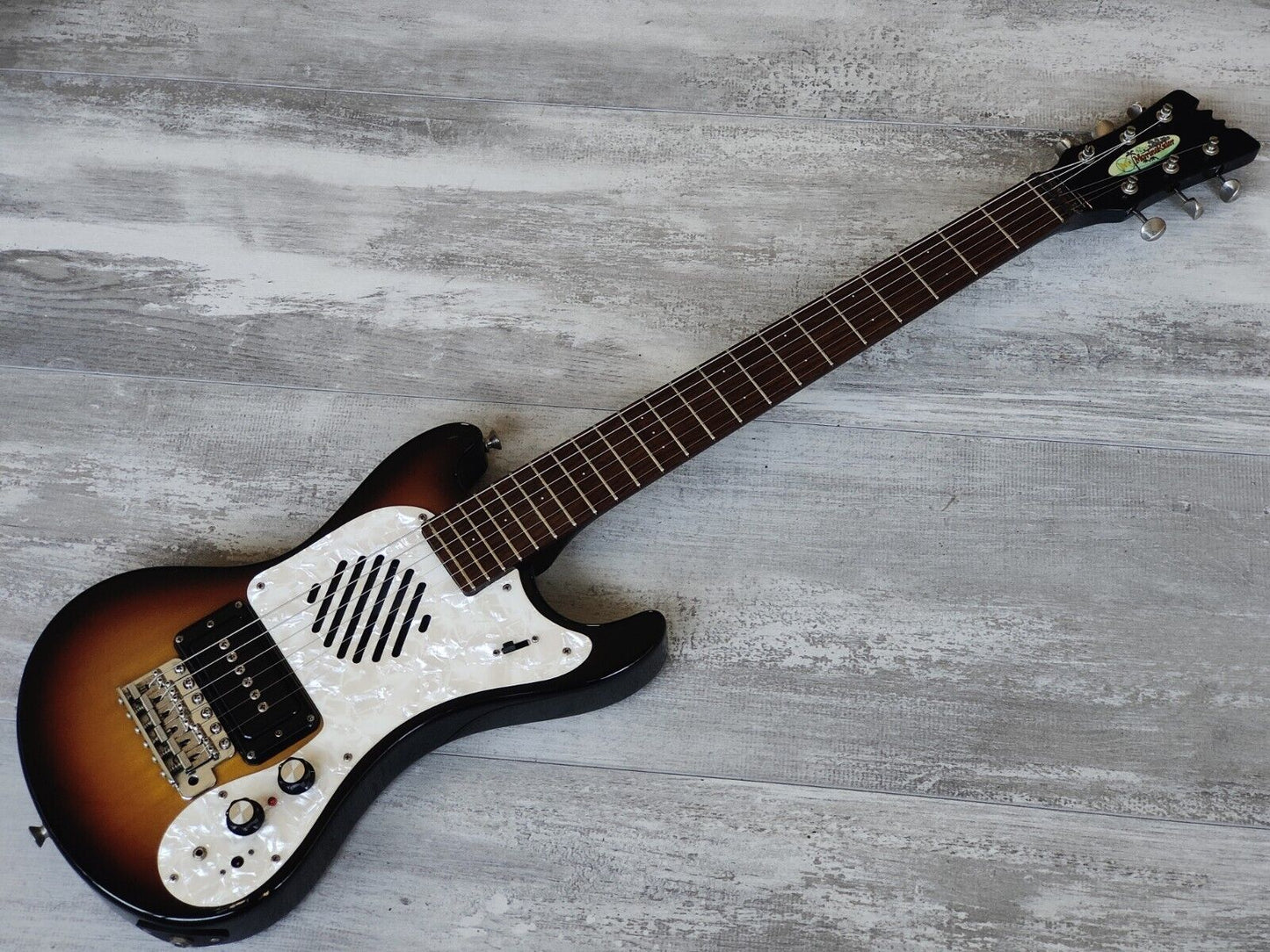 Marine Rider Mini Mosrite Travel Guitar (Made in Japan)
