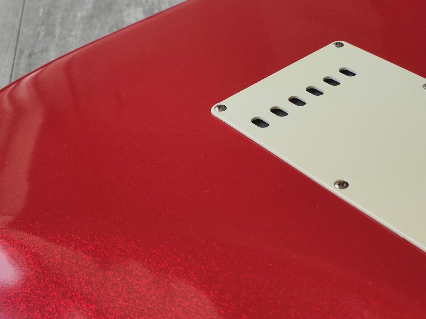 1990's Fender Japan '57 Reissue Stratocaster (Refinished Sparkle Red)