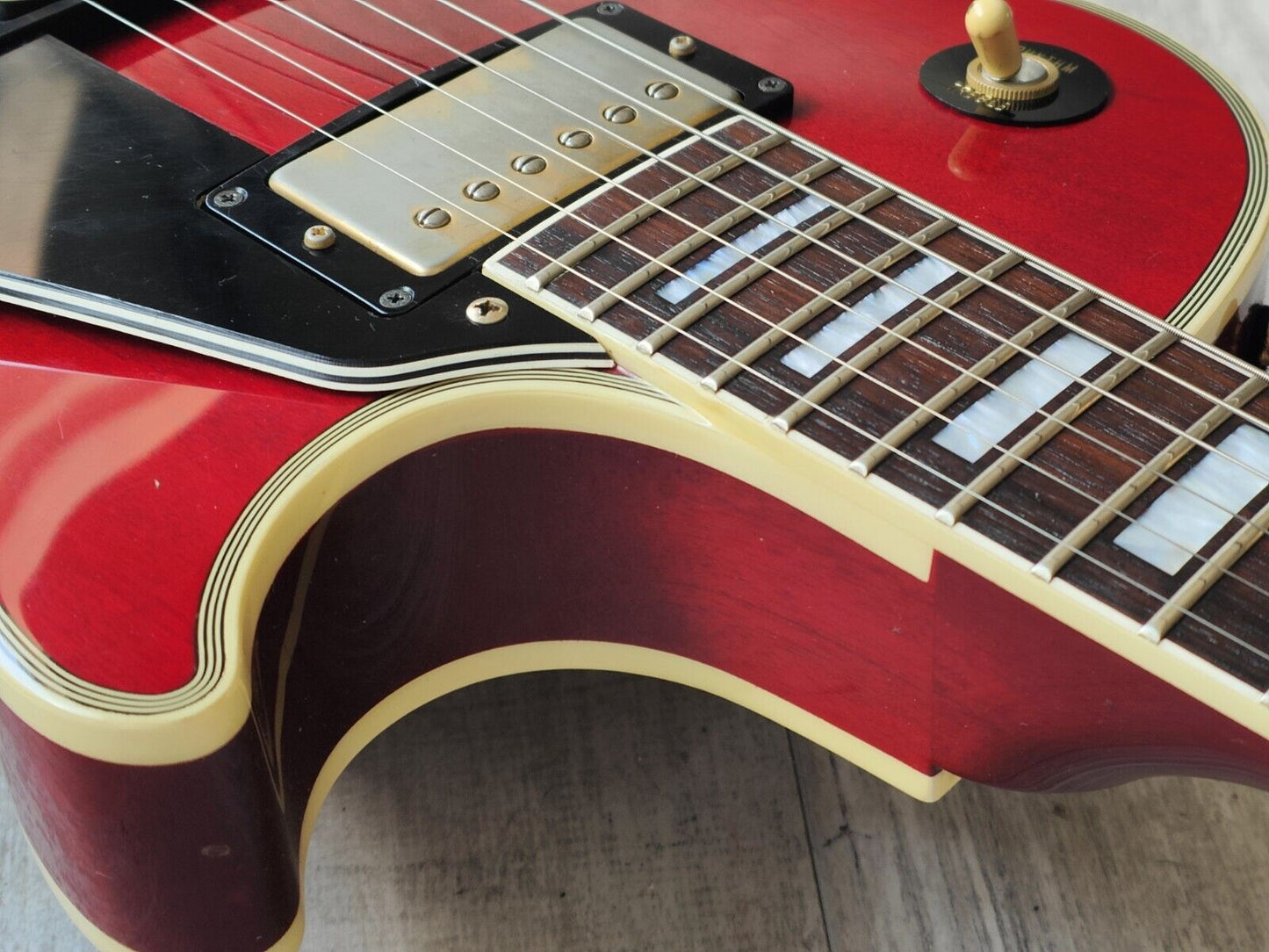 1999 Epiphone Japan LPC-80 Les Paul Custom (Wine Red)