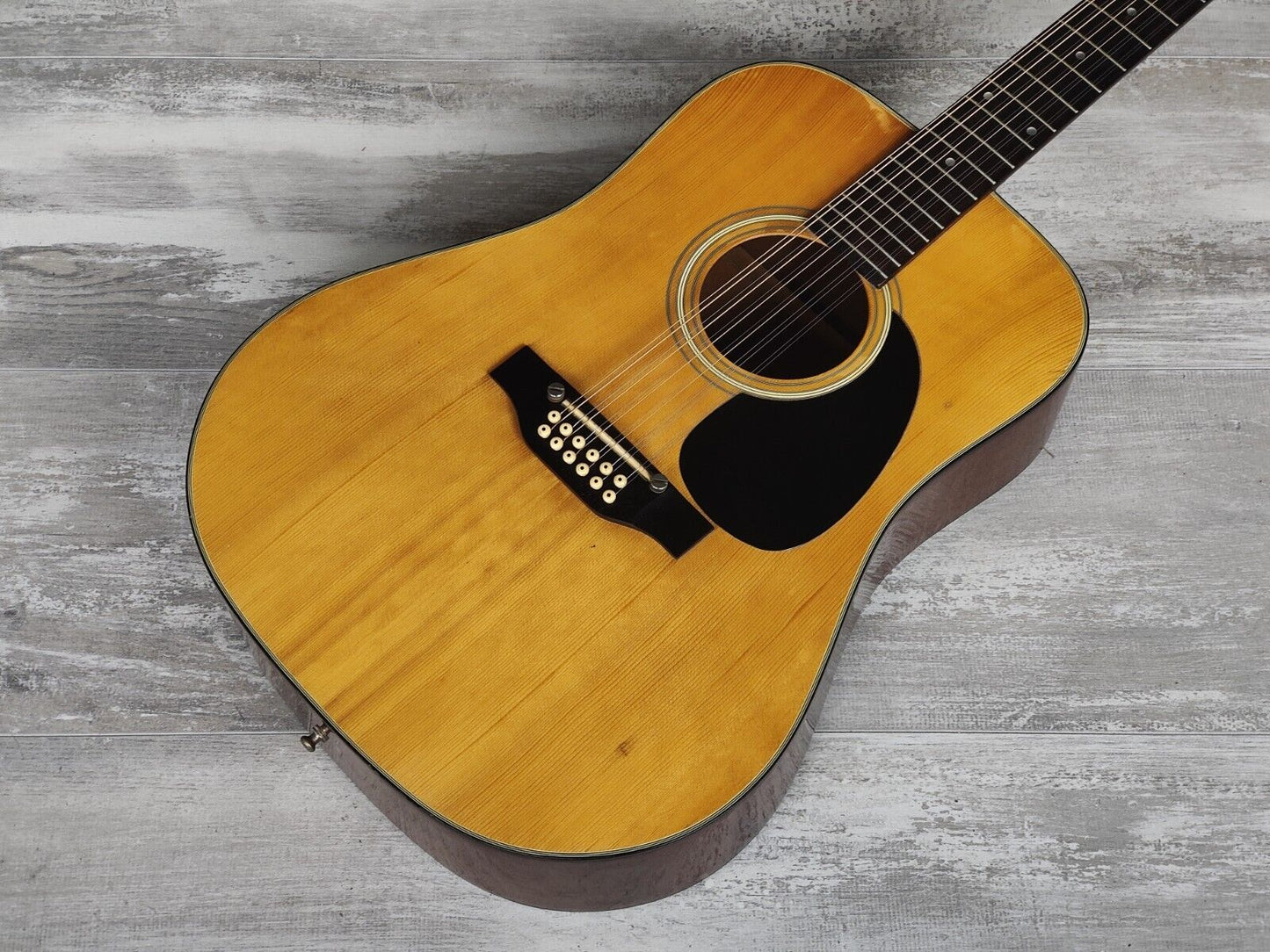 1970's Unknown Japanese Vintage 12-String Acoustic Guitar (Natural)