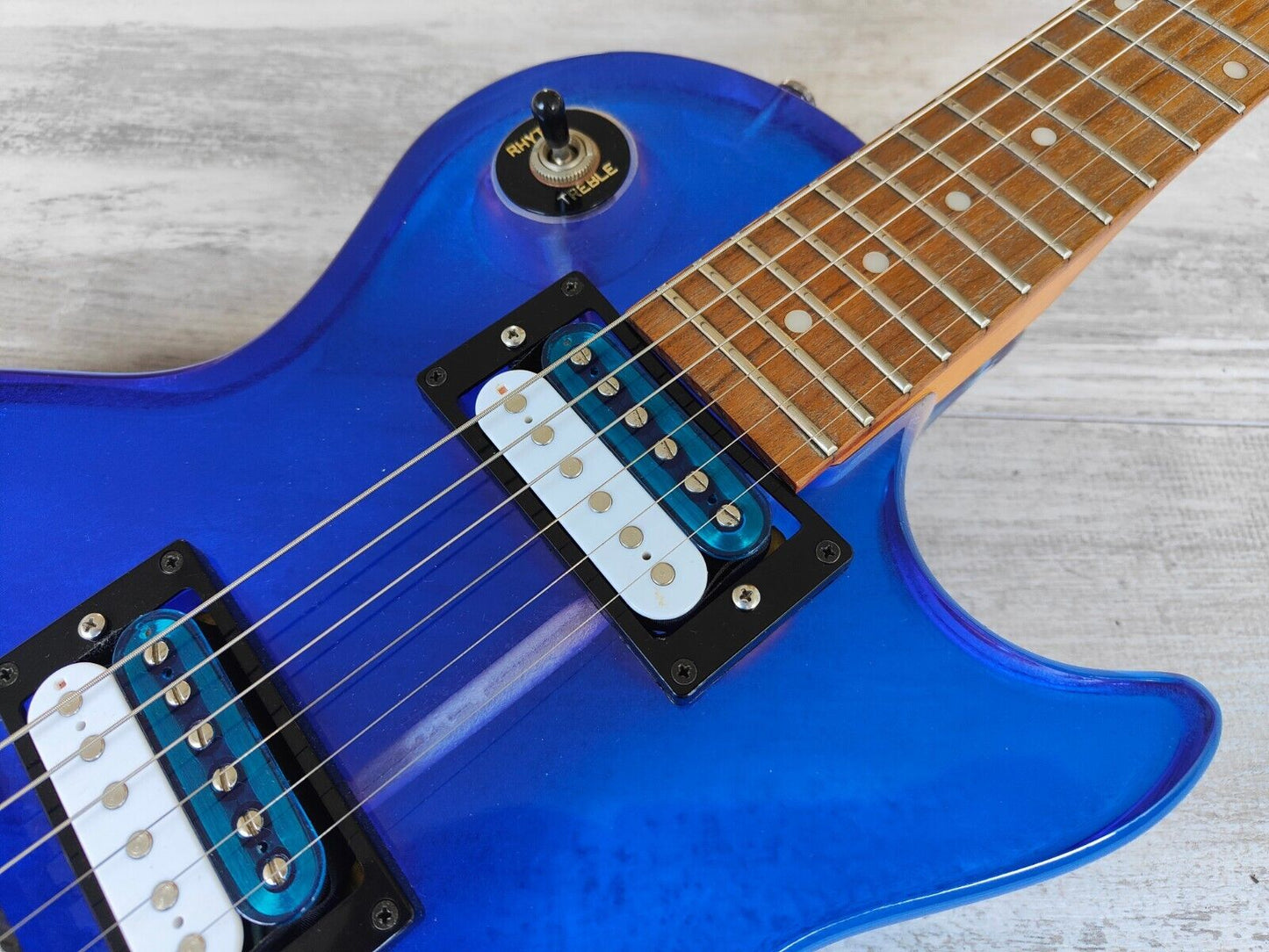 1990's Barclay Single Cutaway (Purple Lucite/Acrylic)