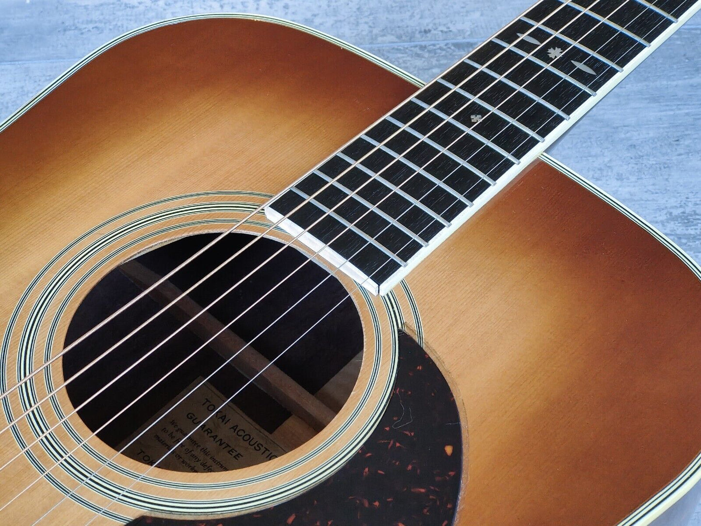 1980's Tokai Cat's Eyes CE-350 Japanese Vintage Acoustic Guitar (Sunburst)