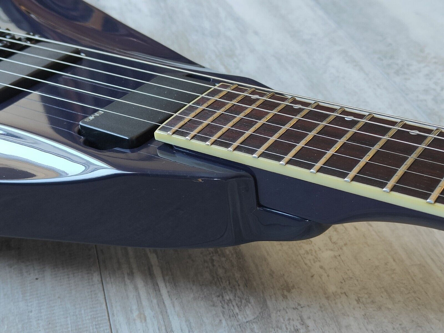 1990's Edwards Japan (by ESP) E-C-98V Flying V w/EMG's (Purple)