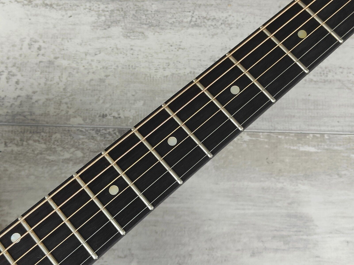 1980 Burny Japan BJ-100 Vintage Acoustic Guitar (Brown Sunburst)