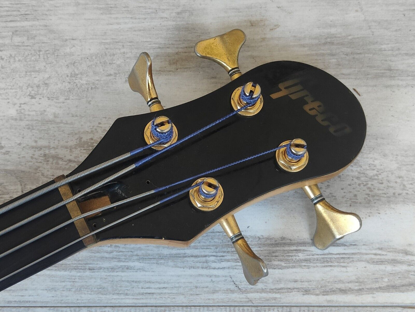 1990 Greco Japan PXB-80 Phoenix (Warwick-ish) Defretted/Fretless Bass (Natural)