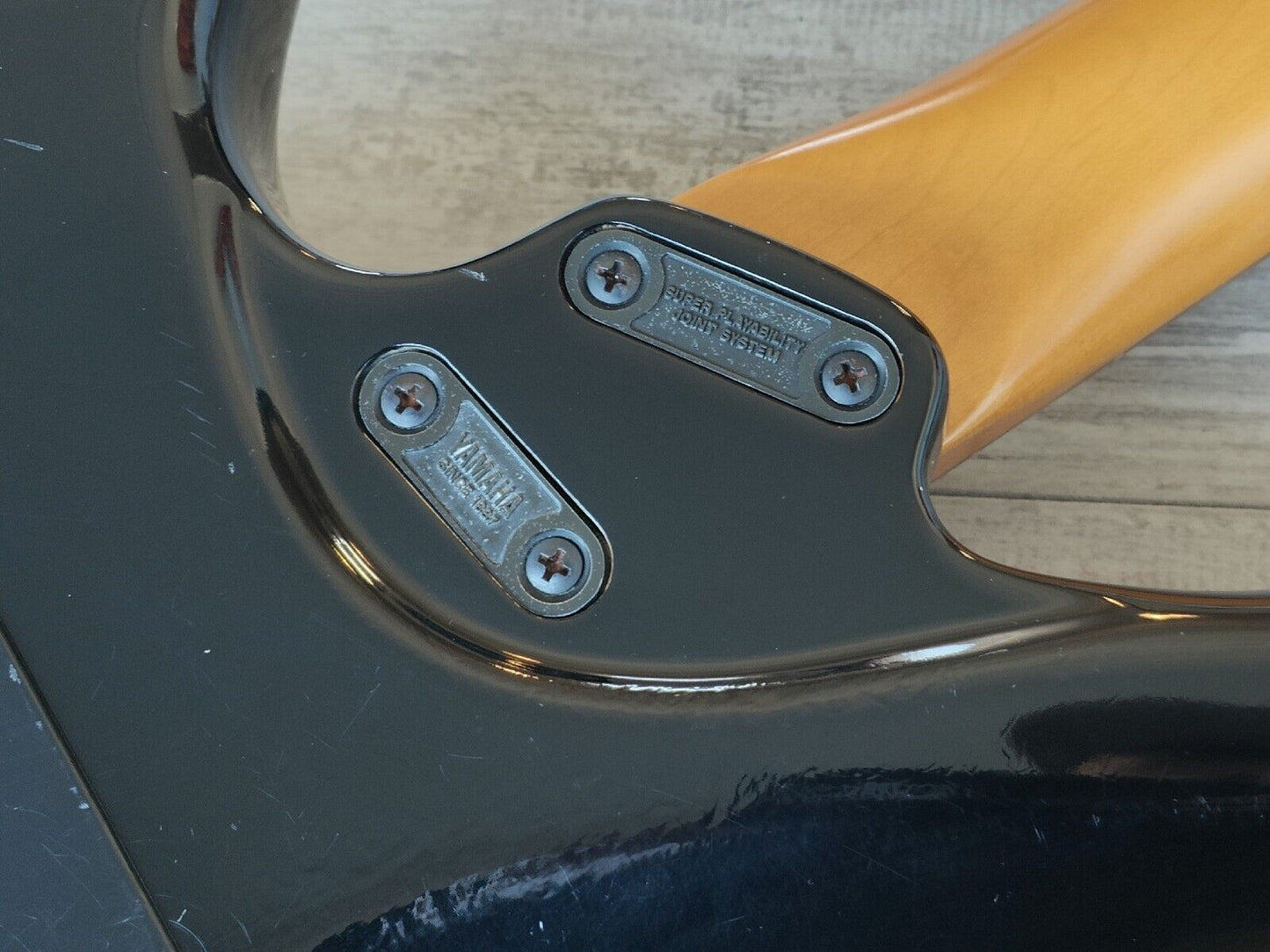 1989 Yamaha Japan MG111R HSS 26 Fret Electric Guitar (Black)