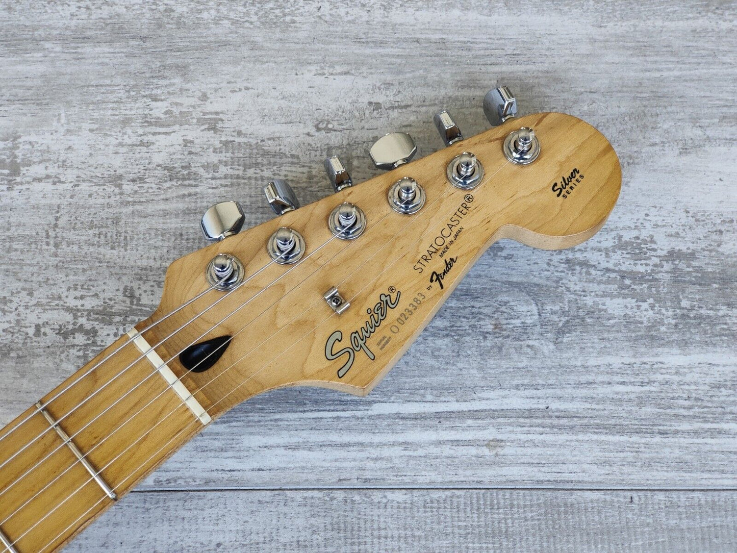 1993 Squier Japan "Silver Series" Stratocaster (Black)