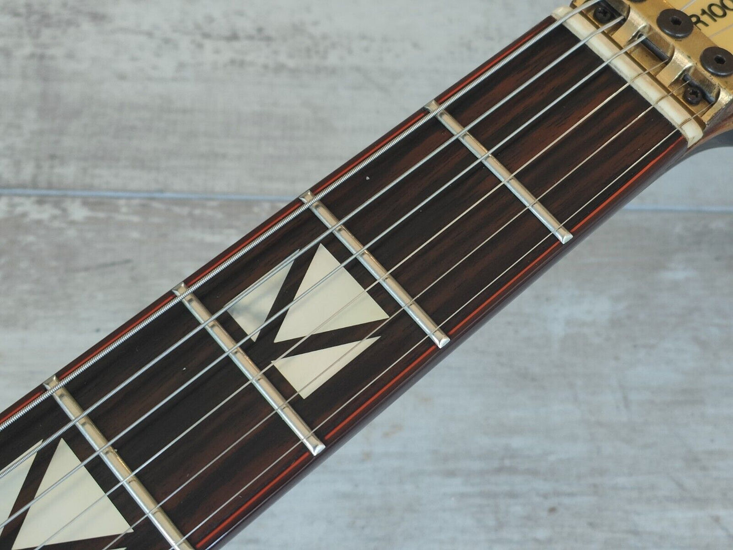 1982 Aria Pro II (Matsumoku) PE-R100 Single Cutaway w/Kahler (Flash Red)