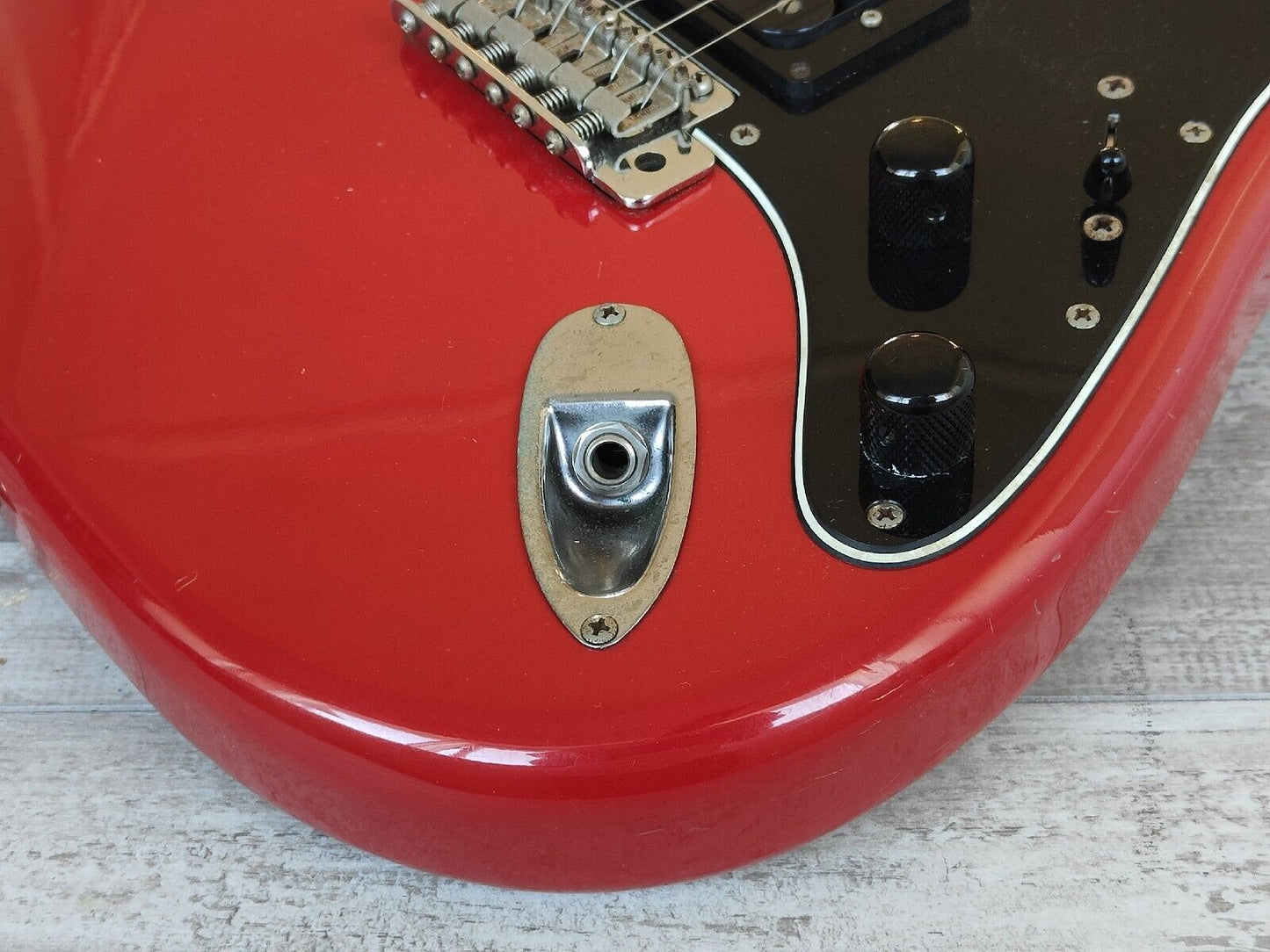 1984 Squier Japan SST314H-55 JV Series HSS Contemporary Stratocaster (Red)