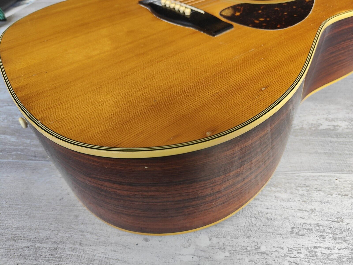 1970's Yamaha FG-301 Japanese Vintage Acoustic Dreadnought Guitar (Natural)