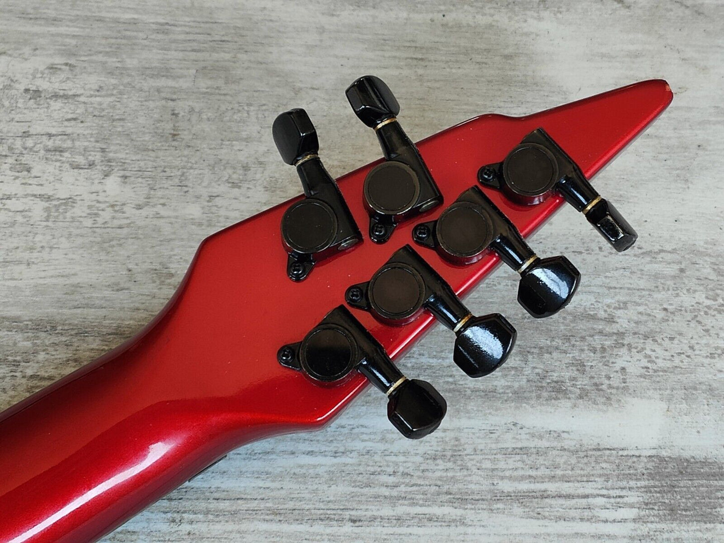 1990 Rockoon (by Kawai Japan) TG-60 Electric Guitar w/Onboard Overdrive (Red)