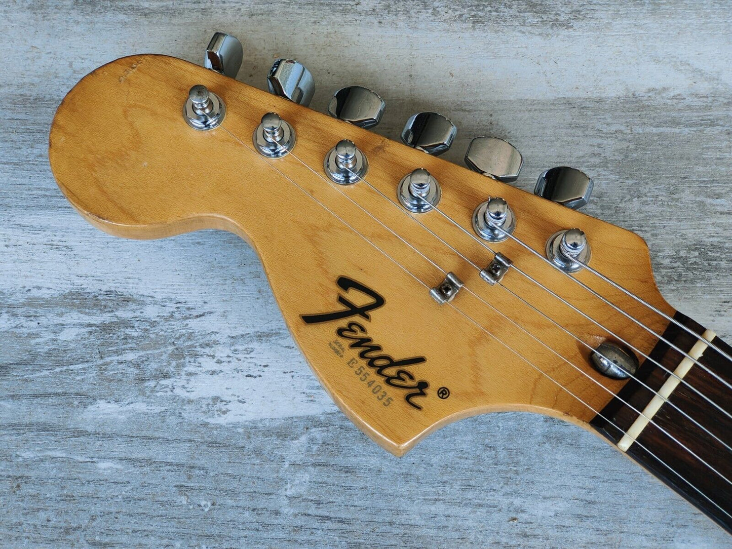 1986 Fender Japan ST72-55 LH Left Handed '72 Reissue Stratocaster (White)