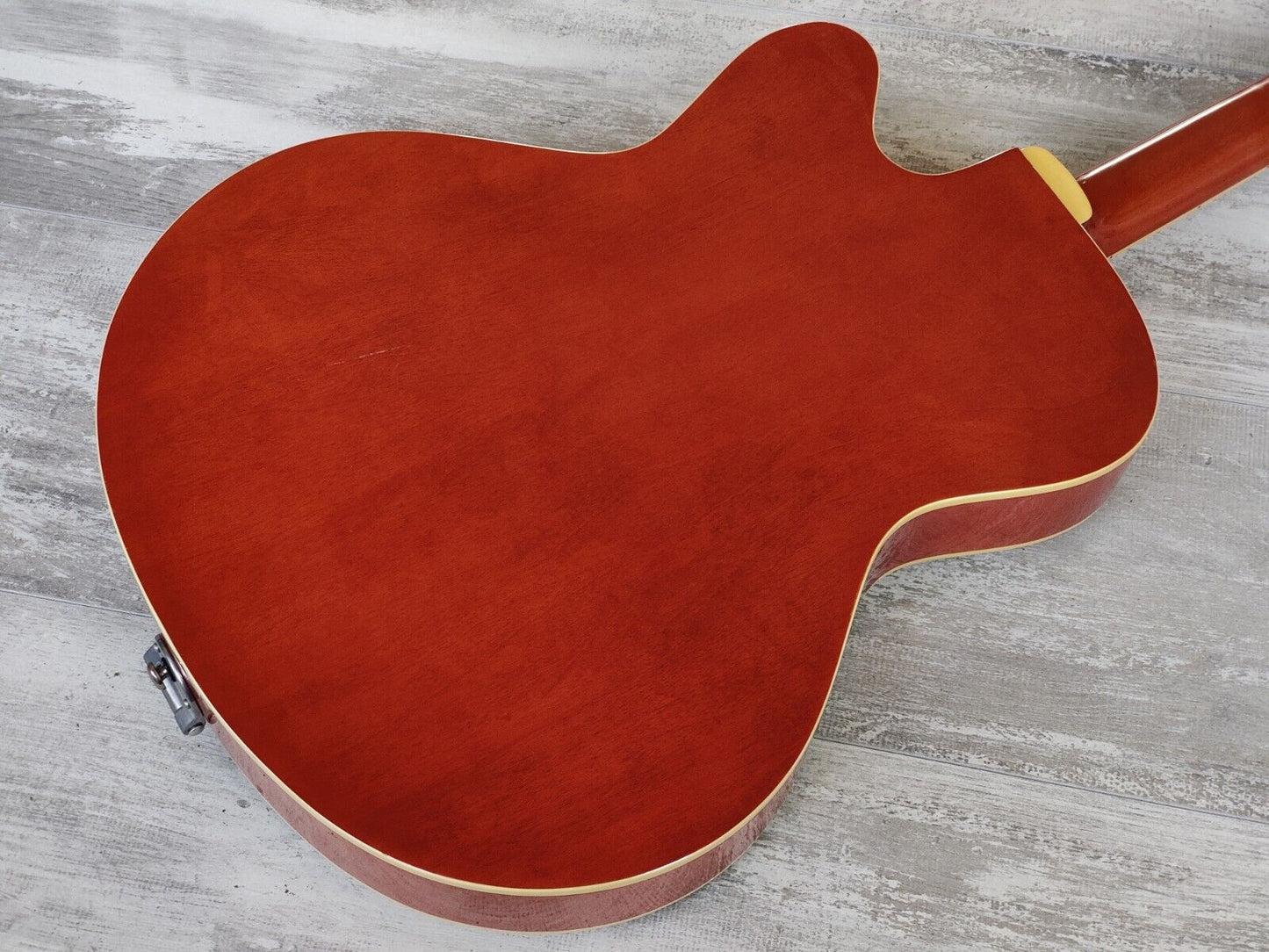 2002 Aria Pro II FA-80 Hollowbody Electric Guitar (Orange)