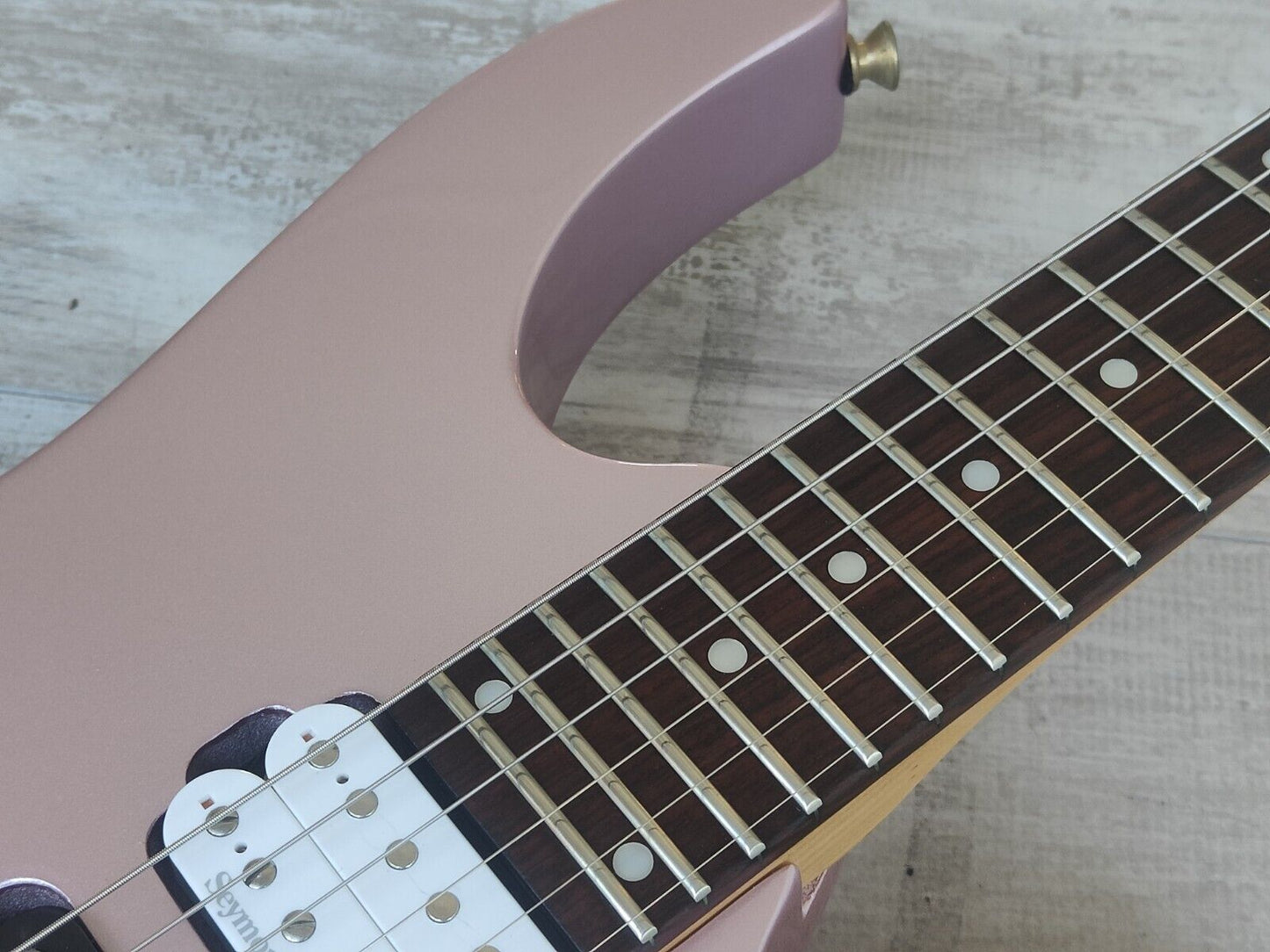 1995 Ibanez Japan RG370GH HSH Superstrat (Refinished Metallic Pink/Purple)