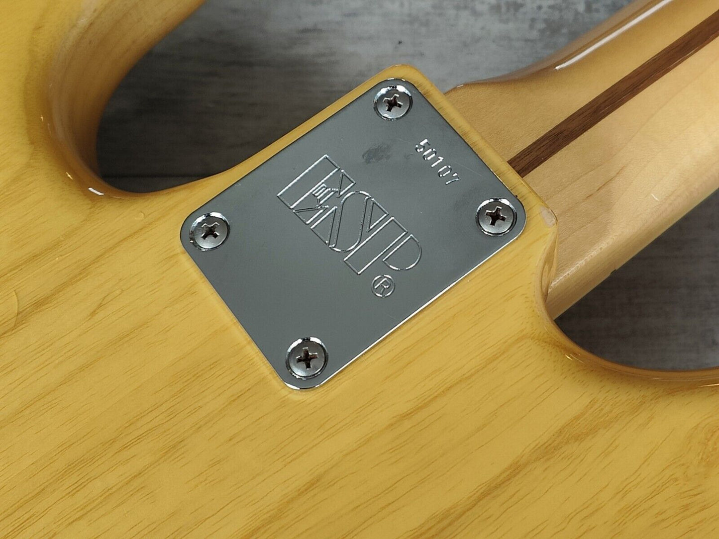 1980's ESP Navigator Japan Custom Order 70's Reissue Jazz Bass (Natural)