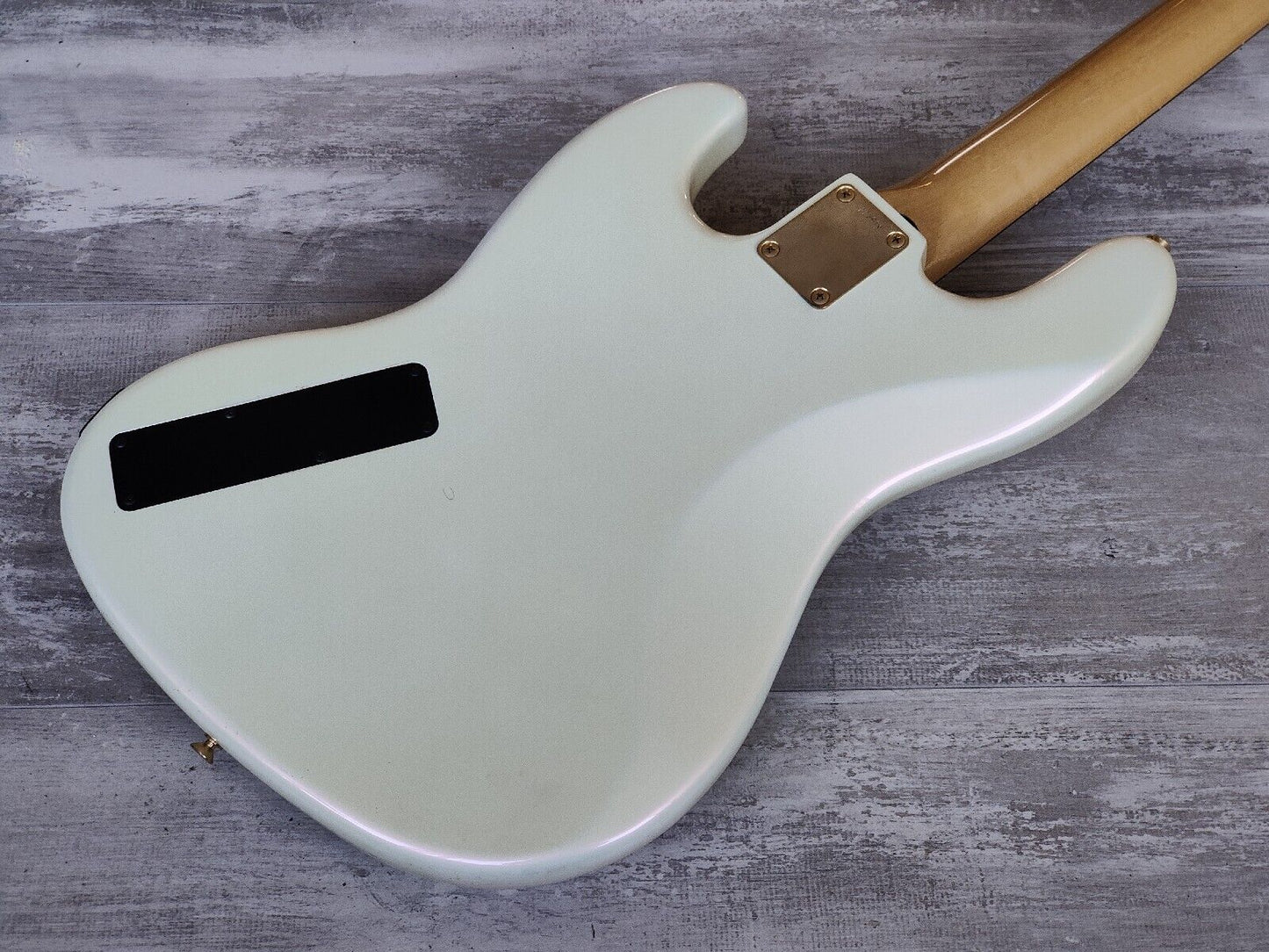 1988 Tokai Japan MJB-70 Triple Pickup Jazz Bass (Pearl White)