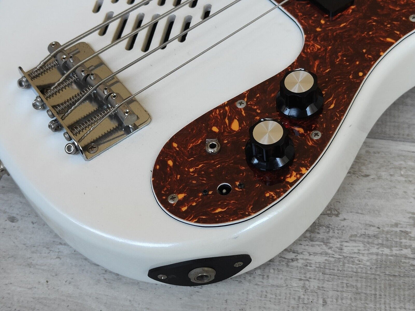 Marine Rider Mini Mosrite Travel Bass Guitar (Made in Japan)