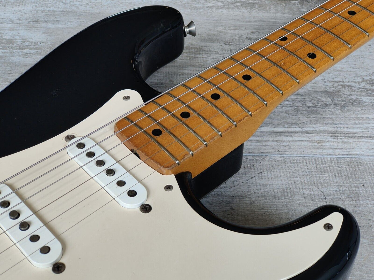 1997 Fender Japan ST57-70TX '57 Reissue Stratocaster w/Texas Specials (Black)