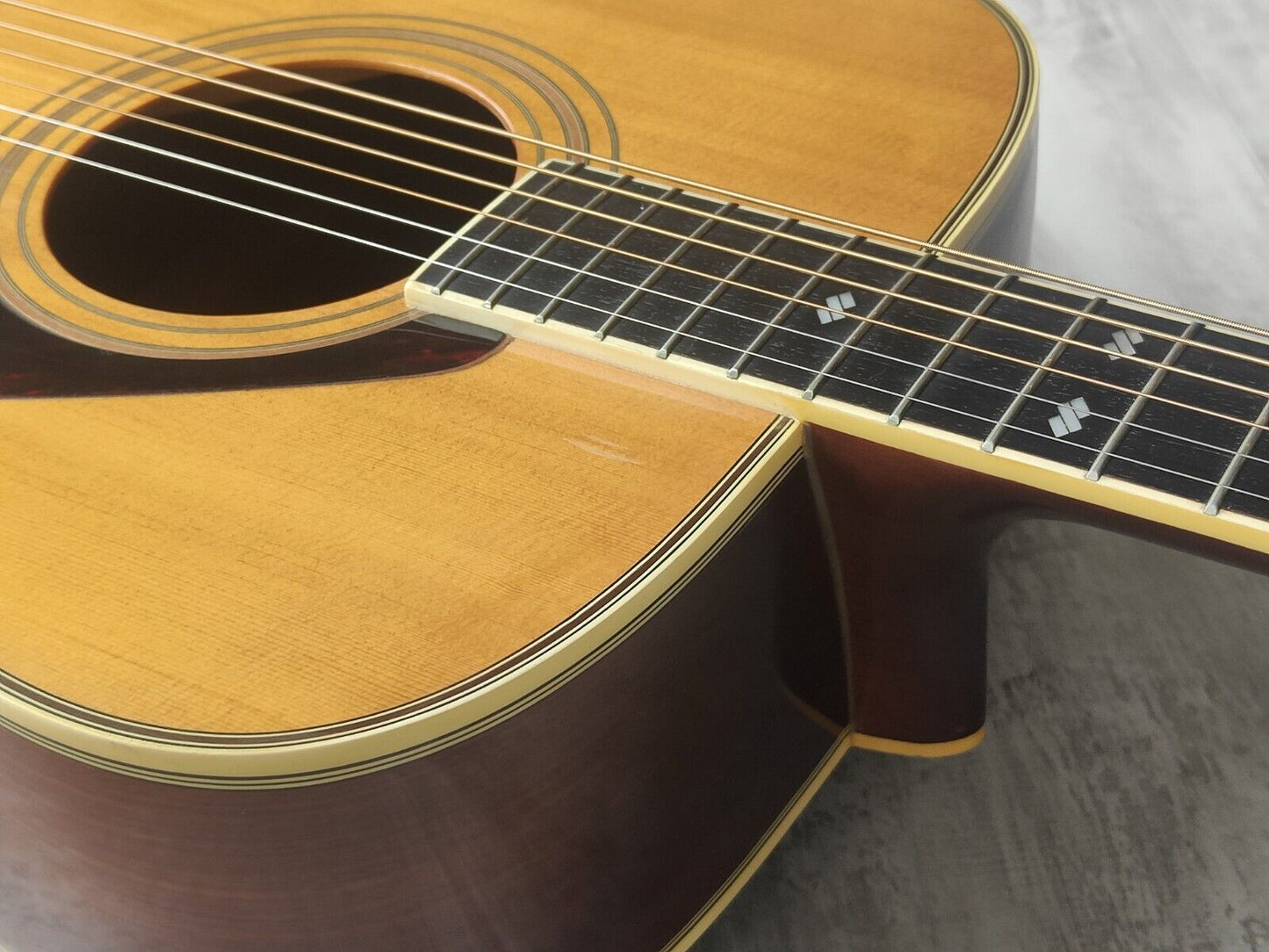 1978 Yamaha L-5 Japanese Vintage Acoustic Dreadnought Guitar (Natural)