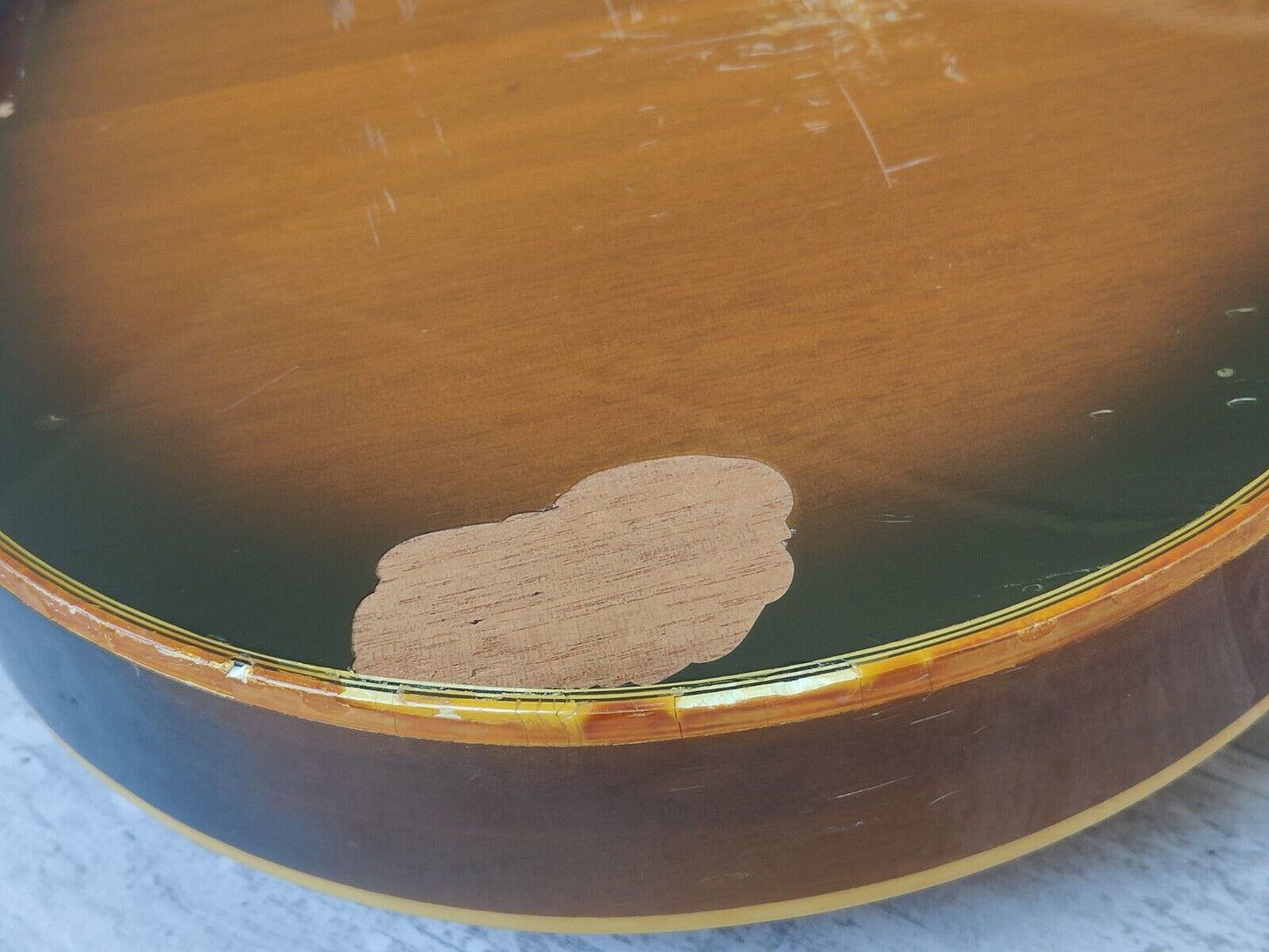 1976 Aria Pro II Japan Les Paul Custom (Transparent Red Top Refinish)