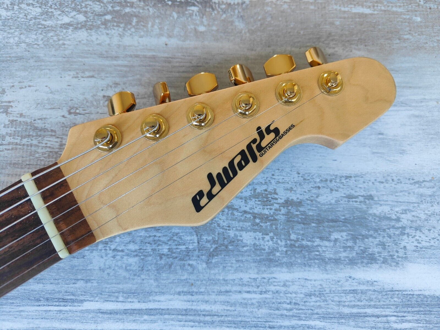 2016 Edwards (ESP Japan) E-SN-185TO Takayoshi Ohmura Stratocaster (Twinkle Pink)