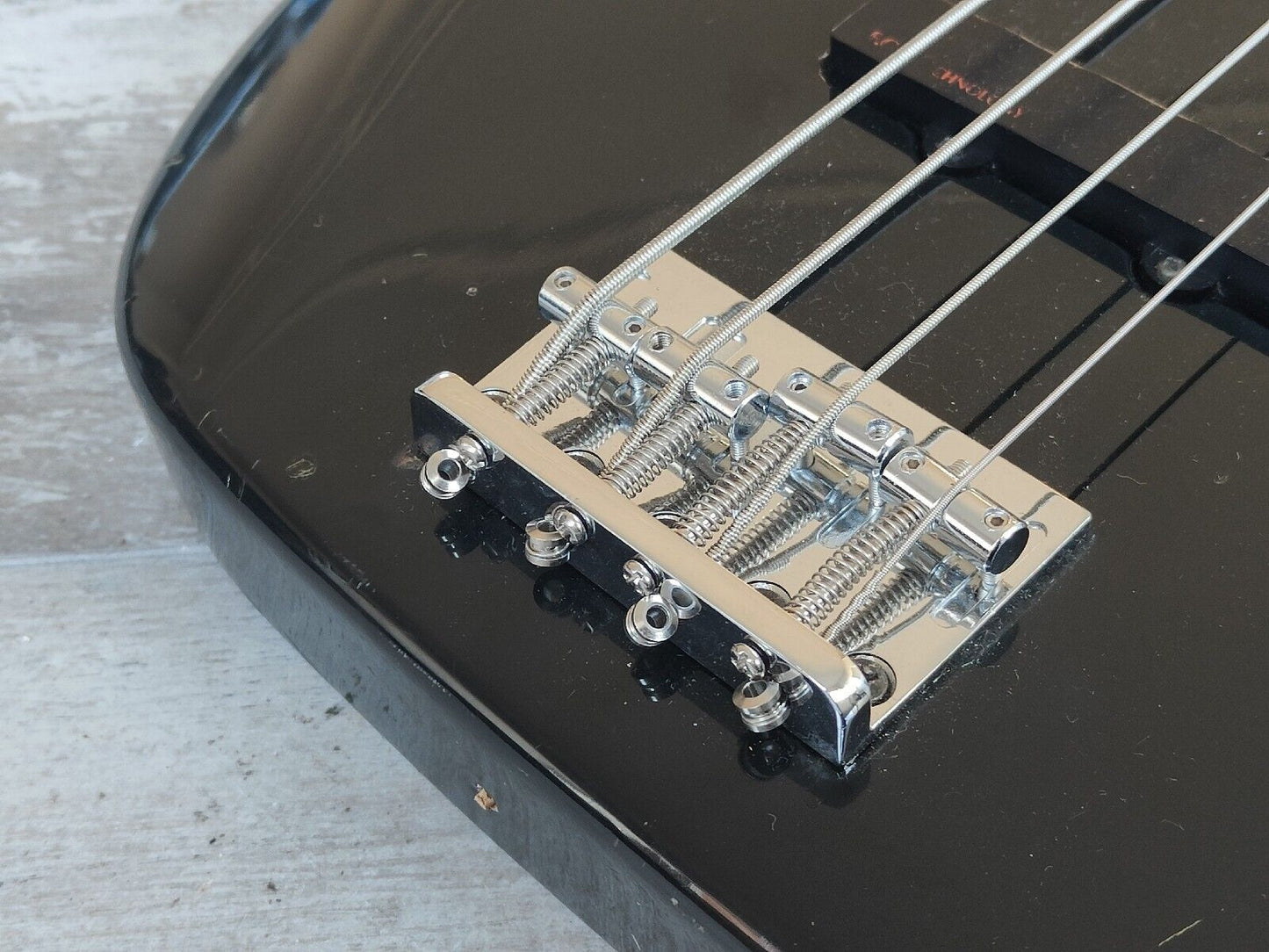 1990's Fernandes PJ-60 Electric Bass Guitar (Black)