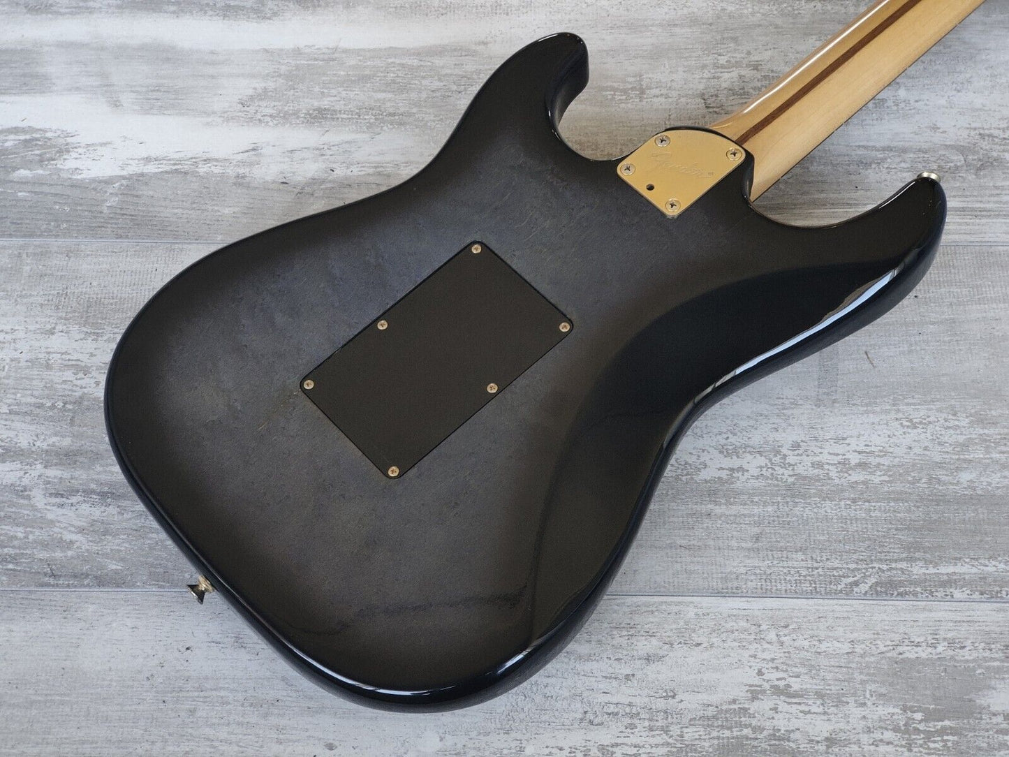 1988 Fender Japan STR-730 "Pro Feel" HSH Stratocaster (Charcoal Black Burst)