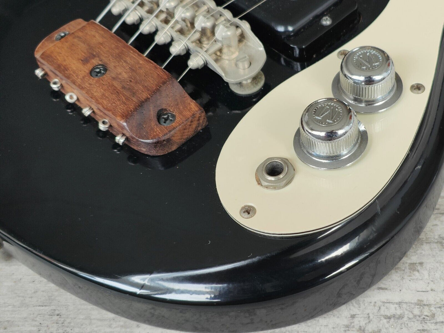 1990's Mini Mosrite Octave Guitar (Black)