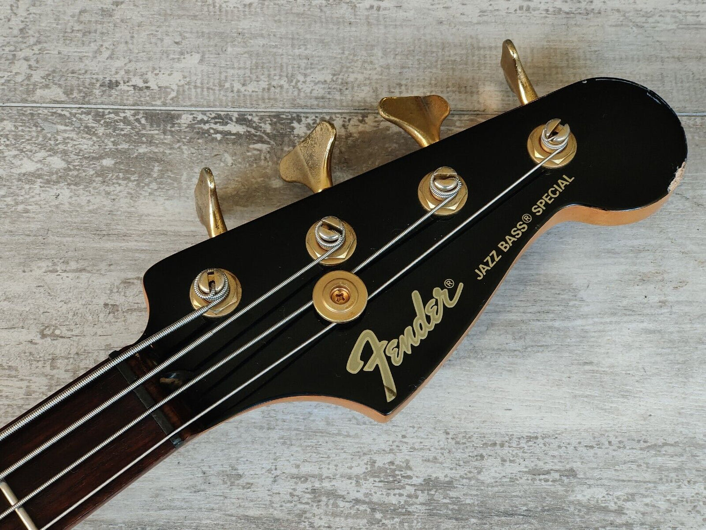 1988 Fender Japan PJR65 Jazz Bass Special PJ Active Contemporary Bass (Black)