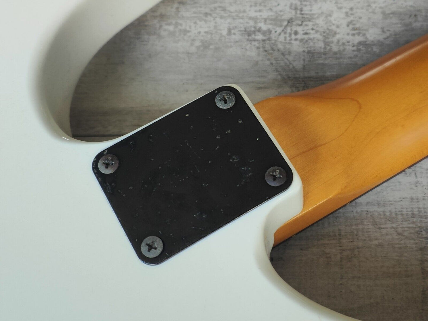 1990's Fernandes Japan STJ-80BT Buck Tick Tele/Strat w/Active Pickups (White)