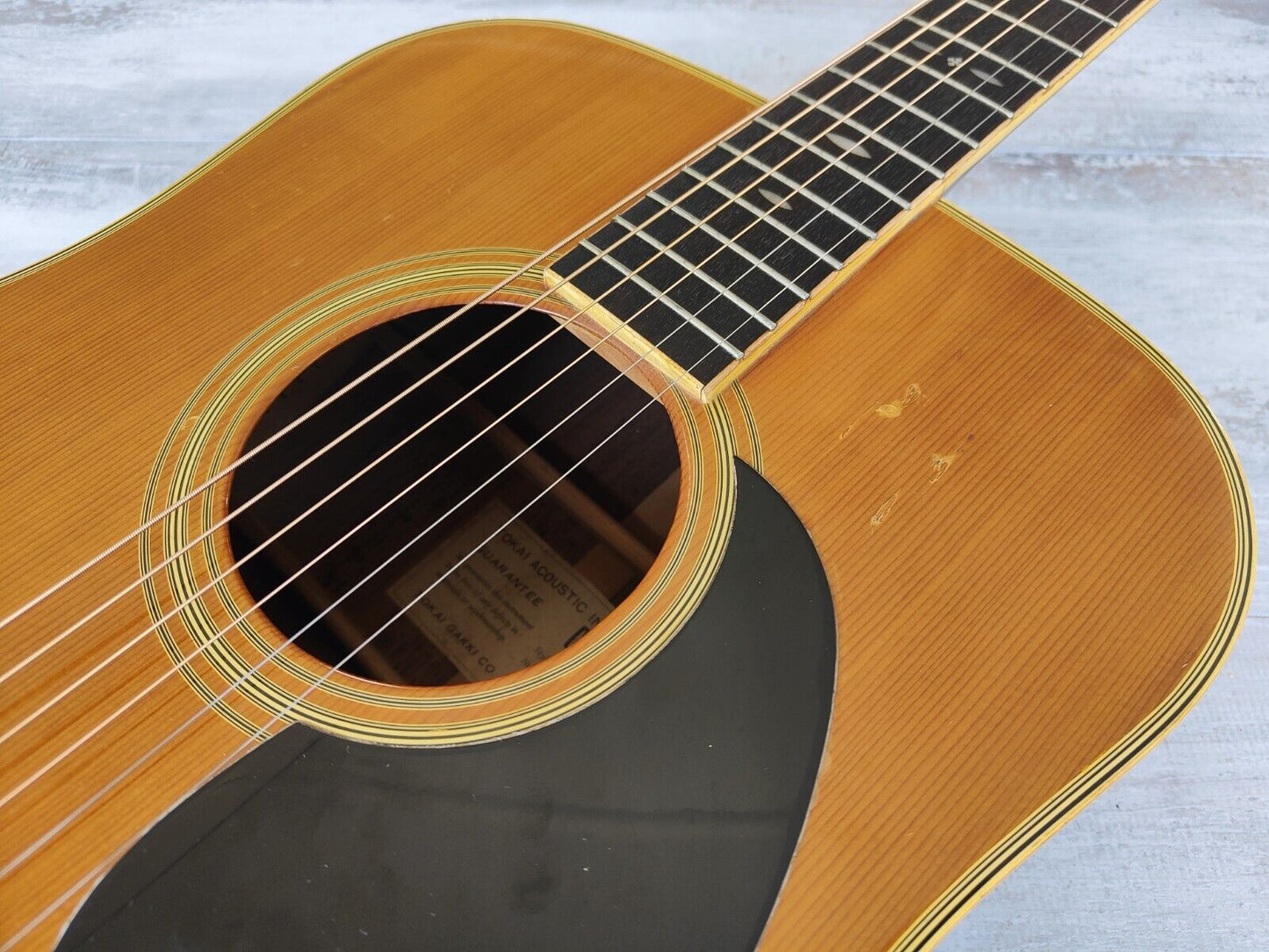 1980's Tokai Cat's Eyes CE-400 Japanese Vintage Acoustic Guitar (Natural)