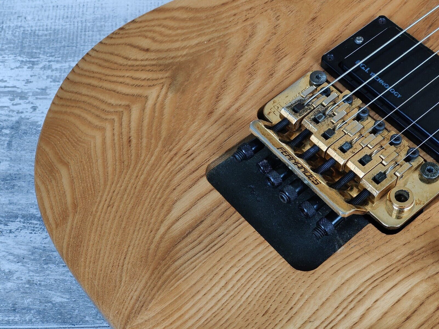 1993 Fernandes Japan FR-75 Revolver Superstrat (Natural)