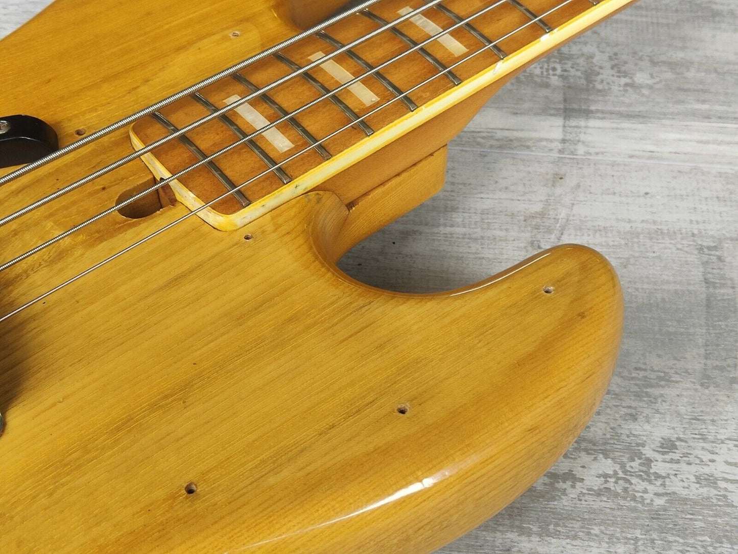 1977 Greco Japan JB600N Jazz Bass (Natural Ash)