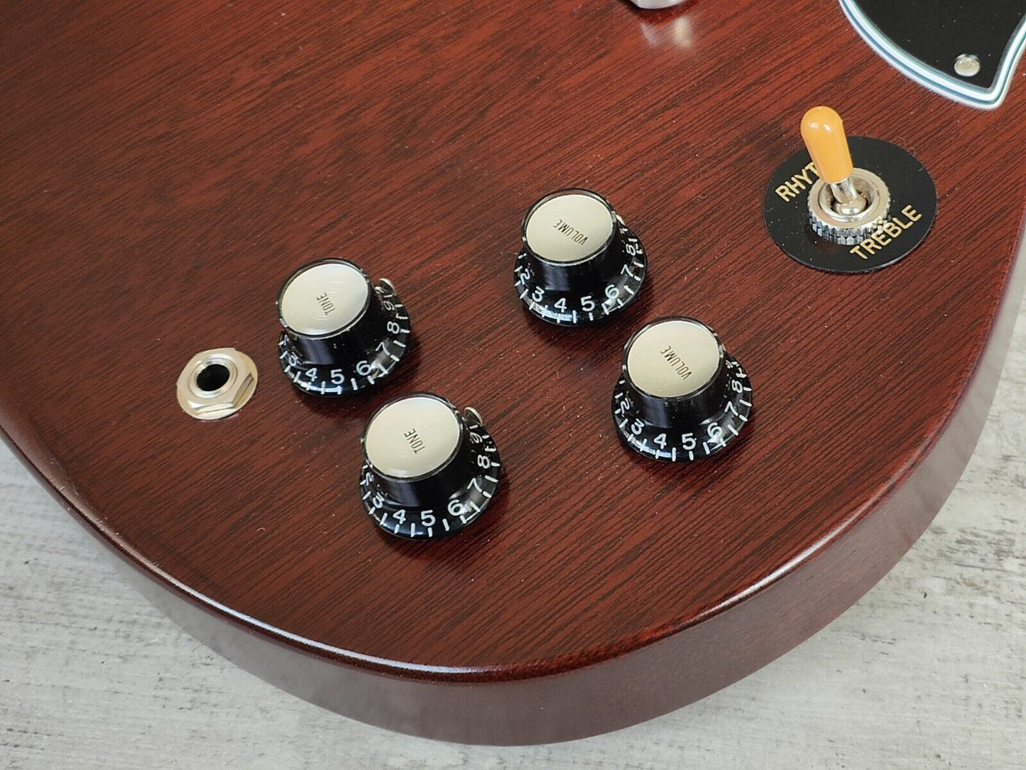 2017 Tokai "Premium Series" SG-215 Double Cutaway SG (Worn Brown)
