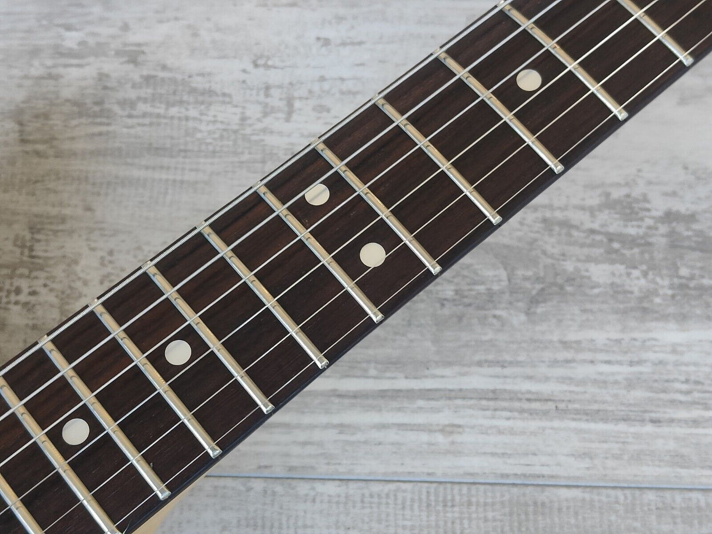 1983 Tokai Japan Talbo A-100D Blazing Fire Cast Aluminium Electric Guitar (Gold)