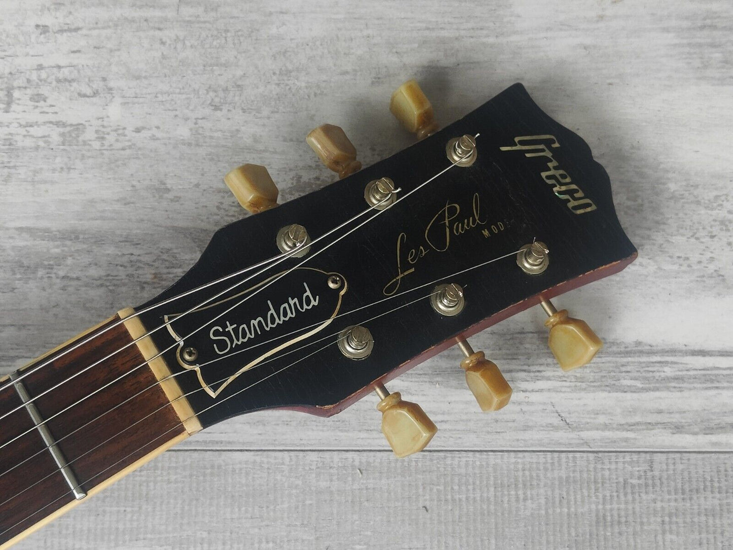 1980 Greco Japan EG-500 Les Paul Standard (Nitro Relic Cherry Sunburst Refinish)