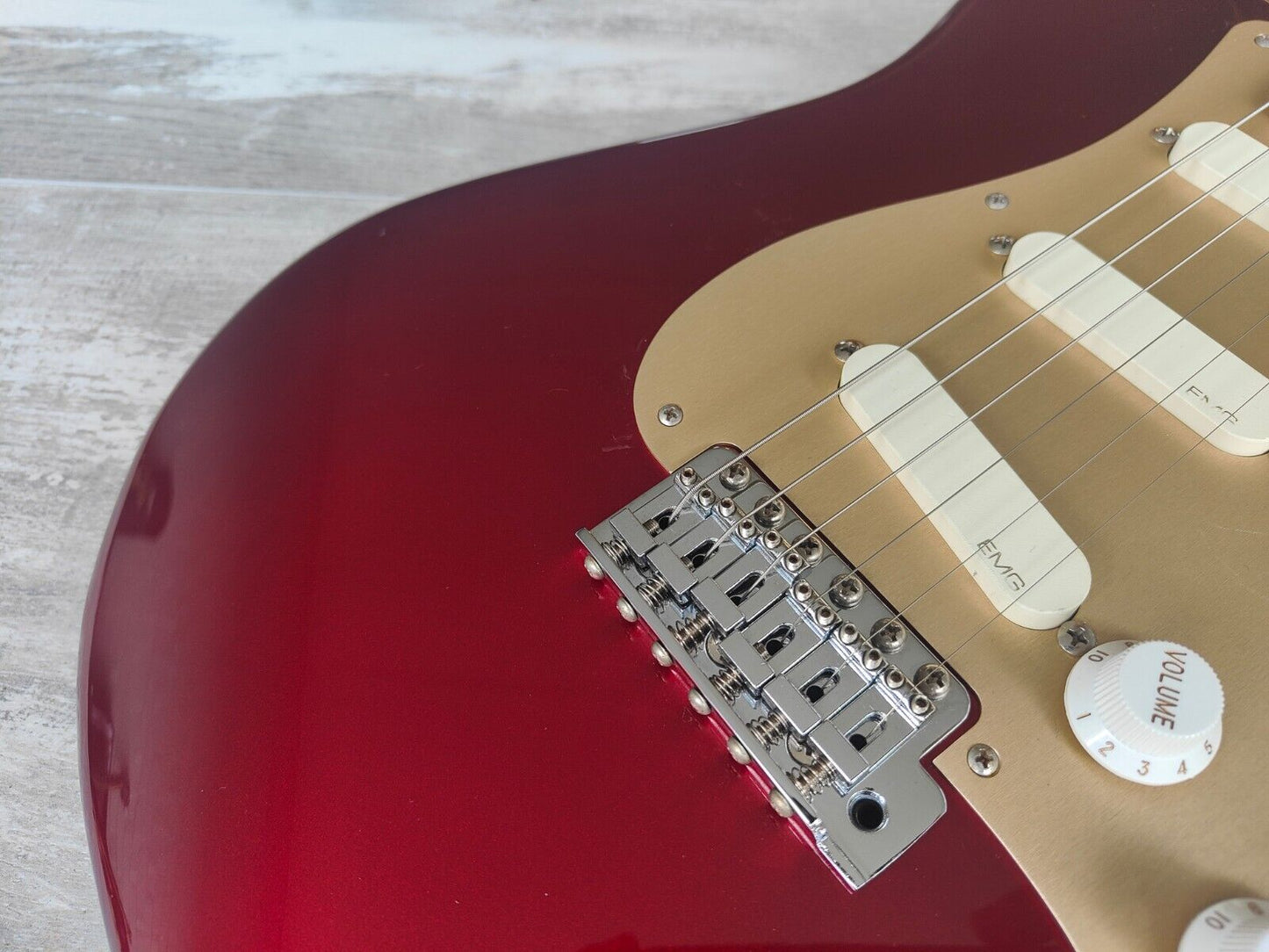2014 Fender Japan ST72 '72 Reissue Stratocaster w/EMG's (Candy Apple Red)