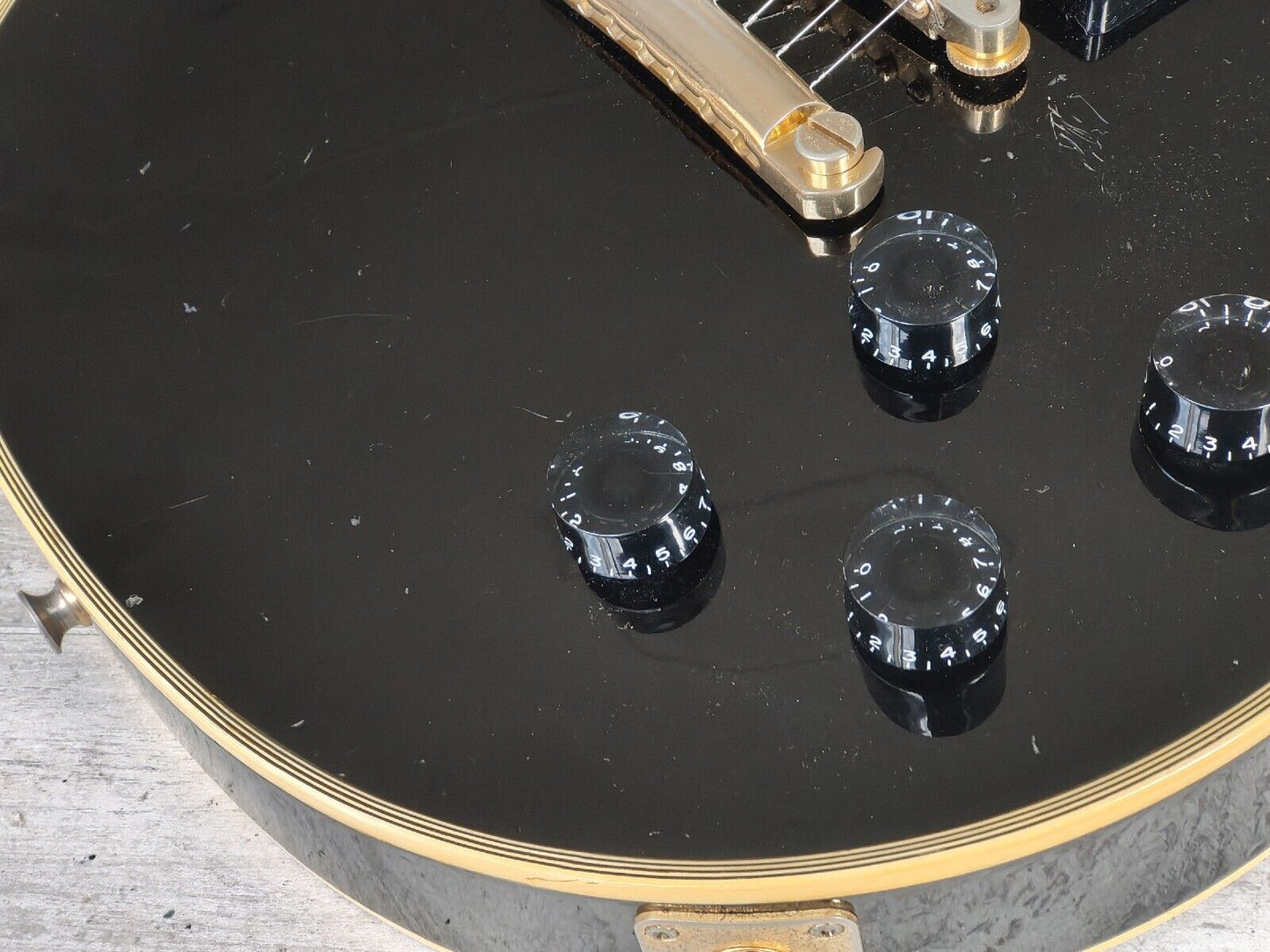 1990's Orville (Gibson) Japan LPC-75 '60's Reissue Les Paul Custom (Black)