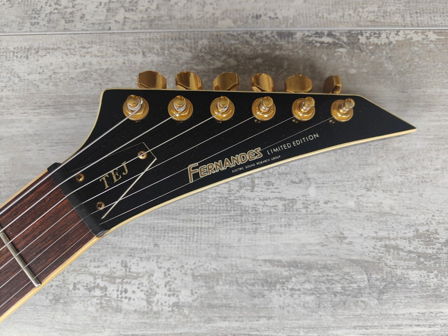 1989 Fernandes Japan TEJ-50G “Limited Edition” Telecaster (Black)