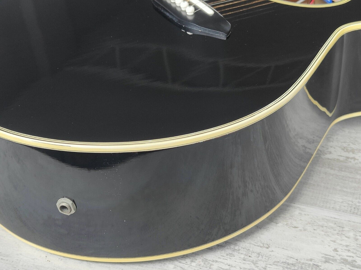 1985 Tokai Japan TEA-60D Electric Acoustic Guitar (Black)