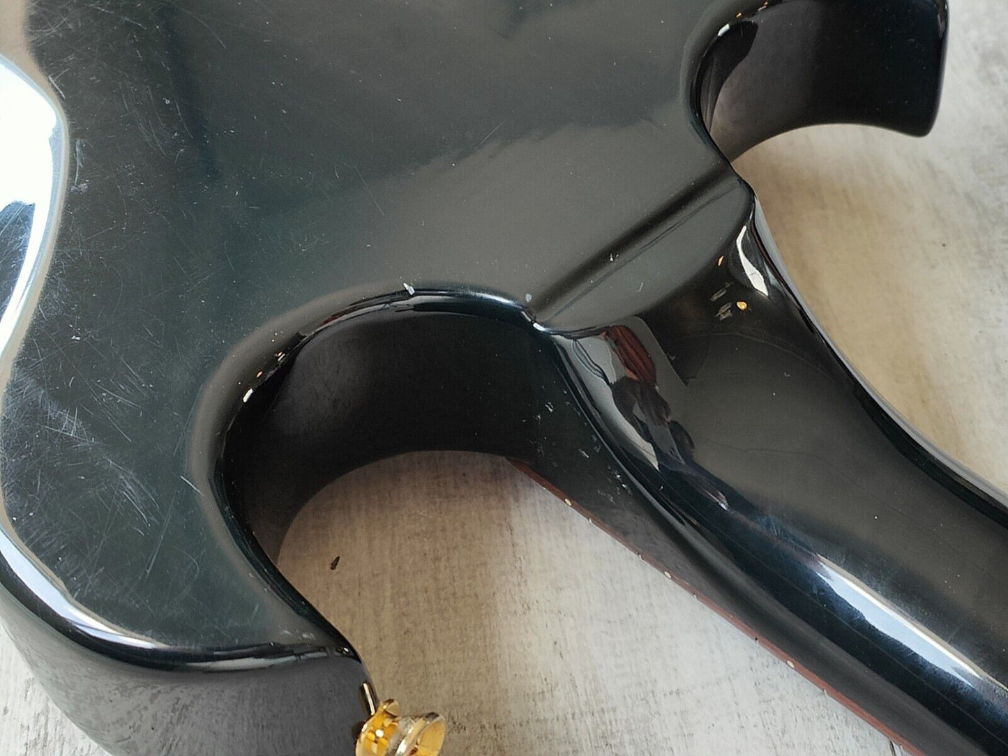 1981 Aria Pro II Japan CS-400 Cardinal Double Cutaway (Black)