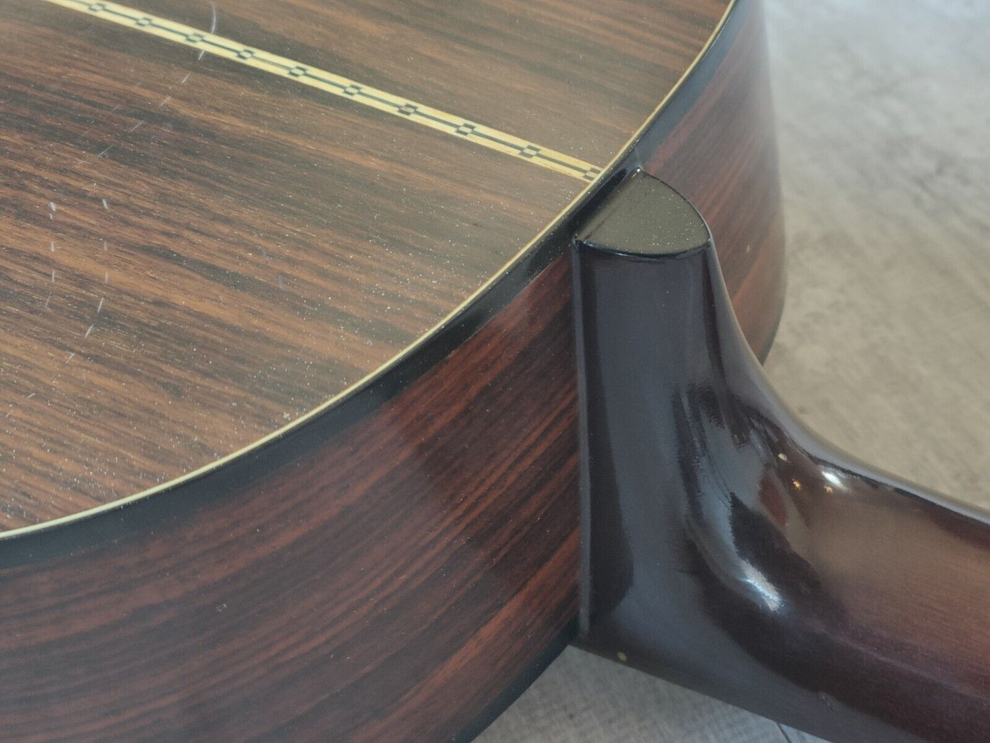 1970's Jumbo Japanese Vintage Parlor Style Acoustic Guitar (Natural)